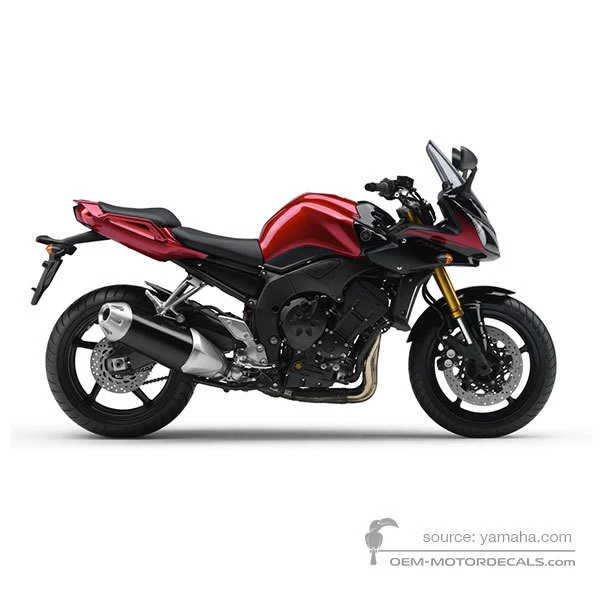 Aufkleber für Yamaha FZ1S FAZER 2006 - Rot • Yamaha OEM-Aufkleber