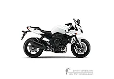 Stickers voor Yamaha FZ1S FAZER 2010 - Wit • Yamaha OEM Stickers