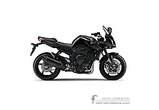 Stickers voor Yamaha FZ1S FAZER 2012 - Zwart • Yamaha OEM Stickers