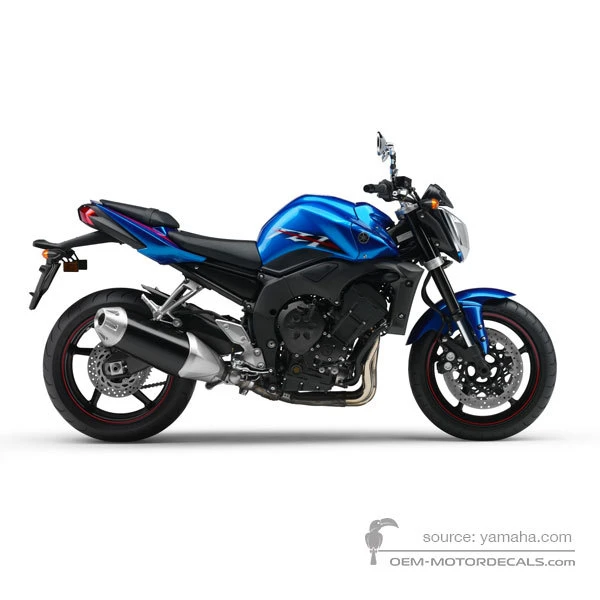 Stickers voor Yamaha FZ1N 2007 - Blauw • Yamaha OEM Stickers