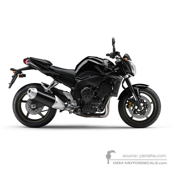 Autocollants pour Yamaha FZ1N 2006 - Noir • Yamaha Autocollants OEM