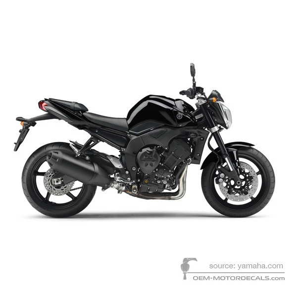 Stickers voor Yamaha FZ1N 2012 - Zwart • Yamaha OEM Stickers