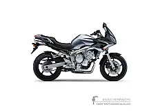 Stickers voor Yamaha FZ6S FAZER 2006 - Zilver • Yamaha OEM Stickers