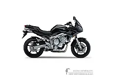 Autocollants pour Yamaha FZ6S FAZER 2006 - Noir • Yamaha Autocollants OEM