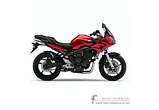 Stickers voor Yamaha FZ6S FAZER 2006 - Rood • Yamaha OEM Stickers