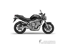 Decals for Yamaha FZ6N 2004 - Black • Yamaha OEM Decals