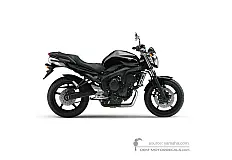 Decals for Yamaha FZ6N 2007 - Black • Yamaha OEM Decals