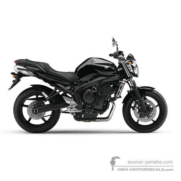 Aufkleber für Yamaha FZ6N 2008 - Schwarz • Yamaha OEM-Aufkleber