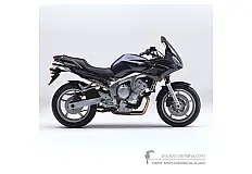 Naklejki do Yamaha FZ6S 2004 - Niebieski • Yamaha Naklejki OEM