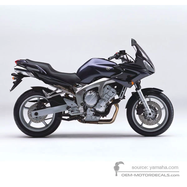 Autocollants pour Yamaha FZ6S 2004 - Bleu • Yamaha Autocollants OEM