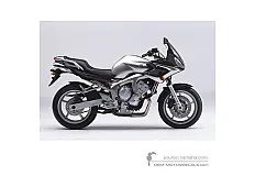 Stickers voor Yamaha FZ6S 2004 - Zilver • Yamaha OEM Stickers