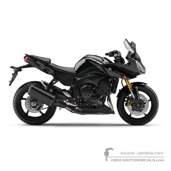 Adesivi per Yamaha FZ8S FAZER 2011 - Nero • Yamaha Adesivi OEM