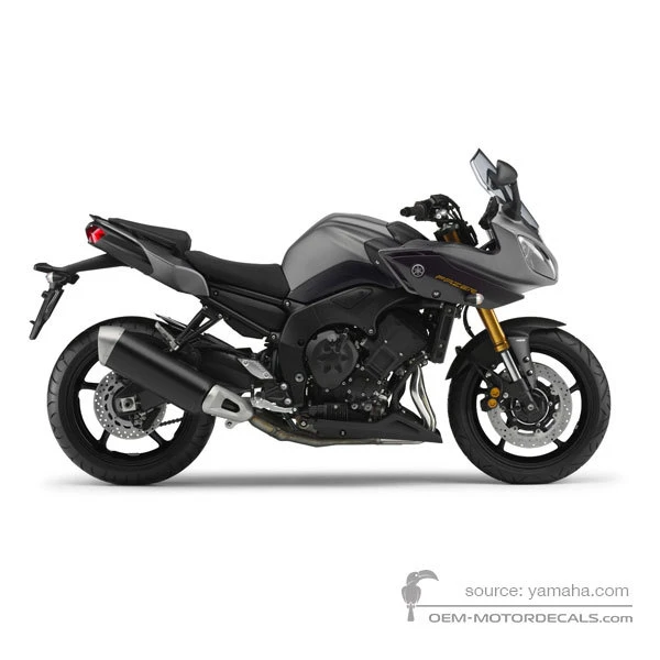 Adesivi per Yamaha FZ8S FAZER 2012 - Grigio • Yamaha Adesivi OEM