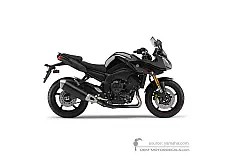 Aufkleber für Yamaha FZ8S FAZER 2013 - Schwarz • Yamaha OEM-Aufkleber