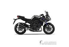 Aufkleber für Yamaha FZ8S FAZER 2014 - Grau • Yamaha OEM-Aufkleber