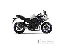 Aufkleber für Yamaha FZ8S Fazer 2015 - Silber • Yamaha OEM-Aufkleber