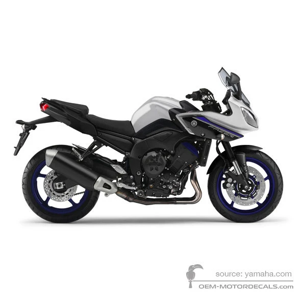 Naklejki do Yamaha FZ8S Fazer 2015 - Srebrny • Yamaha Naklejki OEM