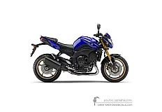 Naklejki do Yamaha FZ8N 2011 - Niebieski • Yamaha Naklejki OEM