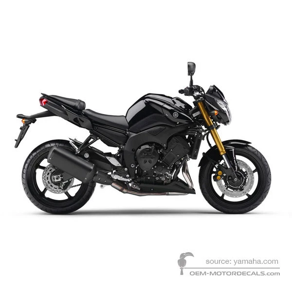 Adesivi per Yamaha FZ8N 2011 - Nero • Yamaha Adesivi OEM