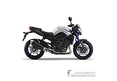 Naklejki do Yamaha FZ8N 2015 - Srebrny • Yamaha Naklejki OEM