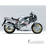 Yamaha FZR1000 1989 - Silber