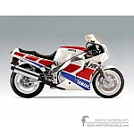 Yamaha FZR1000 1989 - Weiss