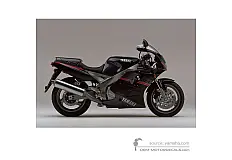 Adesivi per Yamaha FZR1000 1991 - Nero • Yamaha Adesivi OEM