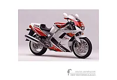 Autocollants pour Yamaha FZR1000 1992 - Blanc • Yamaha Autocollants OEM