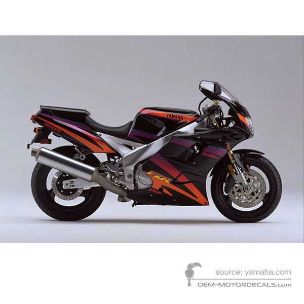 Adesivi per Yamaha FZR1000 1994 - Nero • Yamaha Adesivi OEM