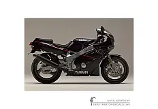 Autocollants pour Yamaha FZR600 1989 • Yamaha Autocollants OEM