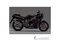Decals for Yamaha FZR600 1990 • Yamaha OEM Decals