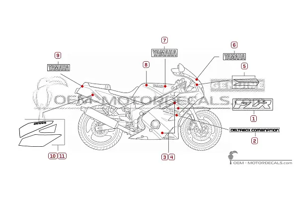Yamaha FZR600 1992