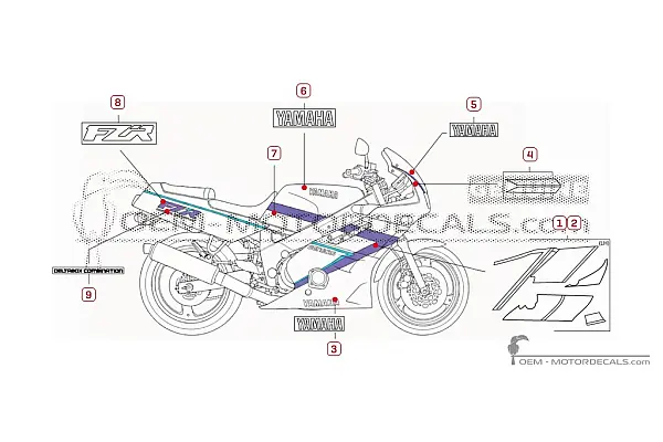 Yamaha FZR600 1992