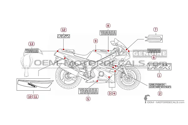 Yamaha FZR600 1993