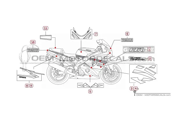 Yamaha FZR600 1994