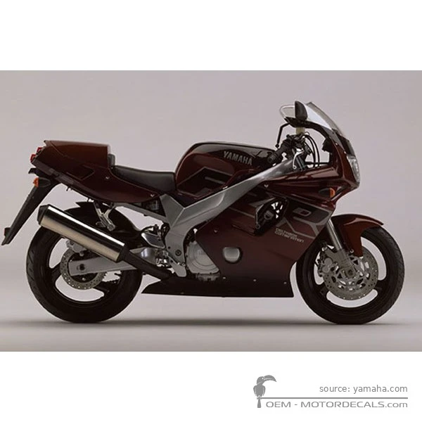 Stickers voor Yamaha FZR600 1995 • Yamaha OEM Stickers