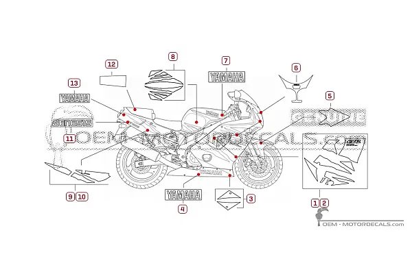 Yamaha FZR600 1995