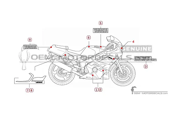 Yamaha FZR600 1995