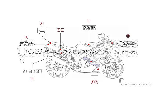 Yamaha FZR600 1995