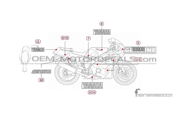 Yamaha FZR600 1997