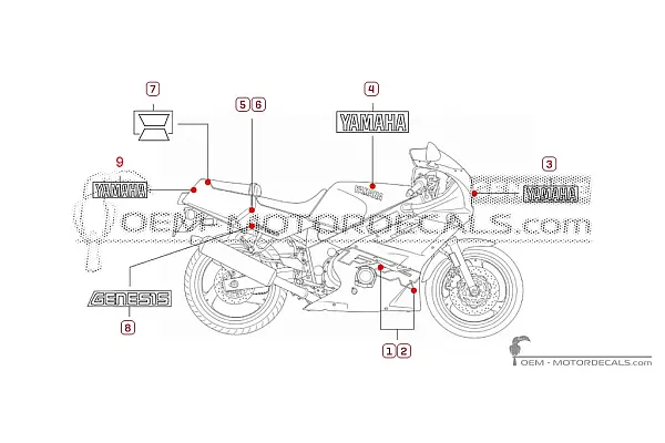 Yamaha FZR600 1997