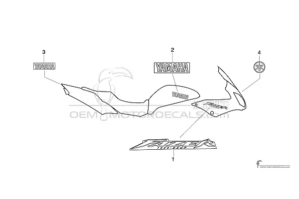 Yamaha FZS1000 FAZER 2002 - Blauw
