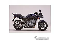 Stickers voor Yamaha FZS1000 FAZER 2003 - Blauw • Yamaha OEM Stickers