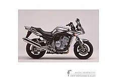 Stickers voor Yamaha FZS1000 FAZER 2003 - Zilver • Yamaha OEM Stickers