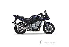 Stickers voor Yamaha  FZS1000 FAZER 2005 - Blauw • Yamaha OEM Stickers