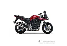 Stickers voor Yamaha FZS1000S FAZER 2005 - Rood • Yamaha OEM Stickers