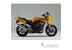 Aufkleber für Yamaha FZS600 FAZER 1998 - Gelb • Yamaha OEM-Aufkleber