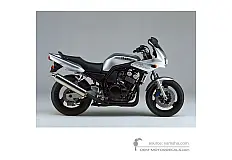 Stickers voor Yamaha FZS600 FAZER 2000 - Zilver • Yamaha OEM Stickers