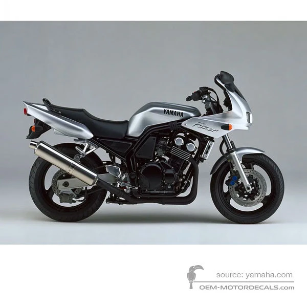 Adesivi per Yamaha FZS600 FAZER 2000 - Argento • Yamaha Adesivi OEM