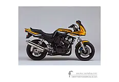 Aufkleber für Yamaha FZS600 FAZER 2000 - Gelb • Yamaha OEM-Aufkleber